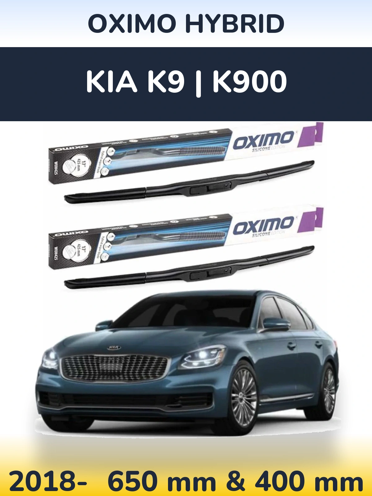 Torkarblad Oximo Hybrid för KIA K9 | K900