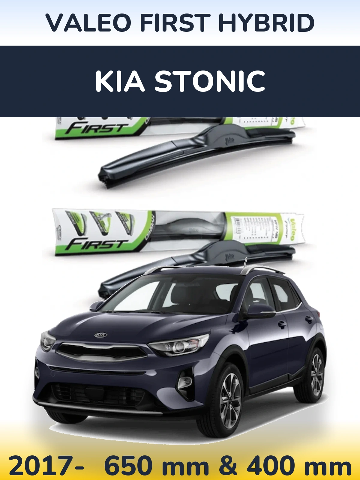 Torkarblad Valeo First Hybrid för KIA Stonic