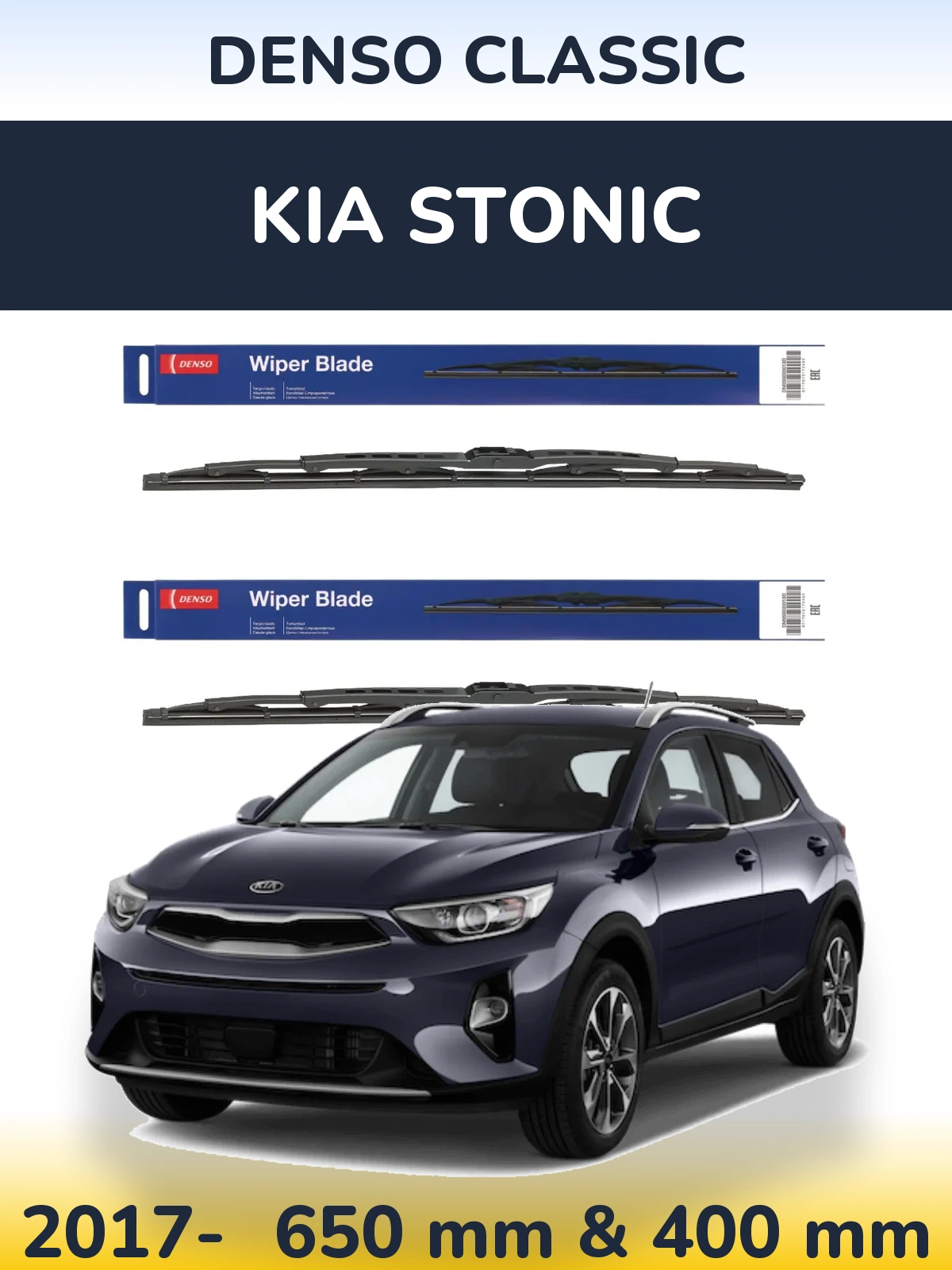 Torkarblad Denso Classic för KIA Stonic