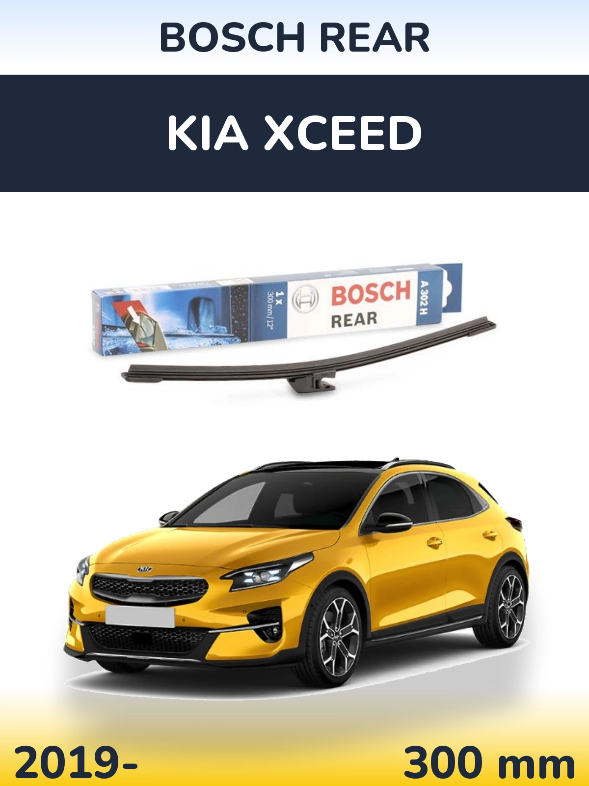 Torkarblad BOSCH Rear för KIA XCeed