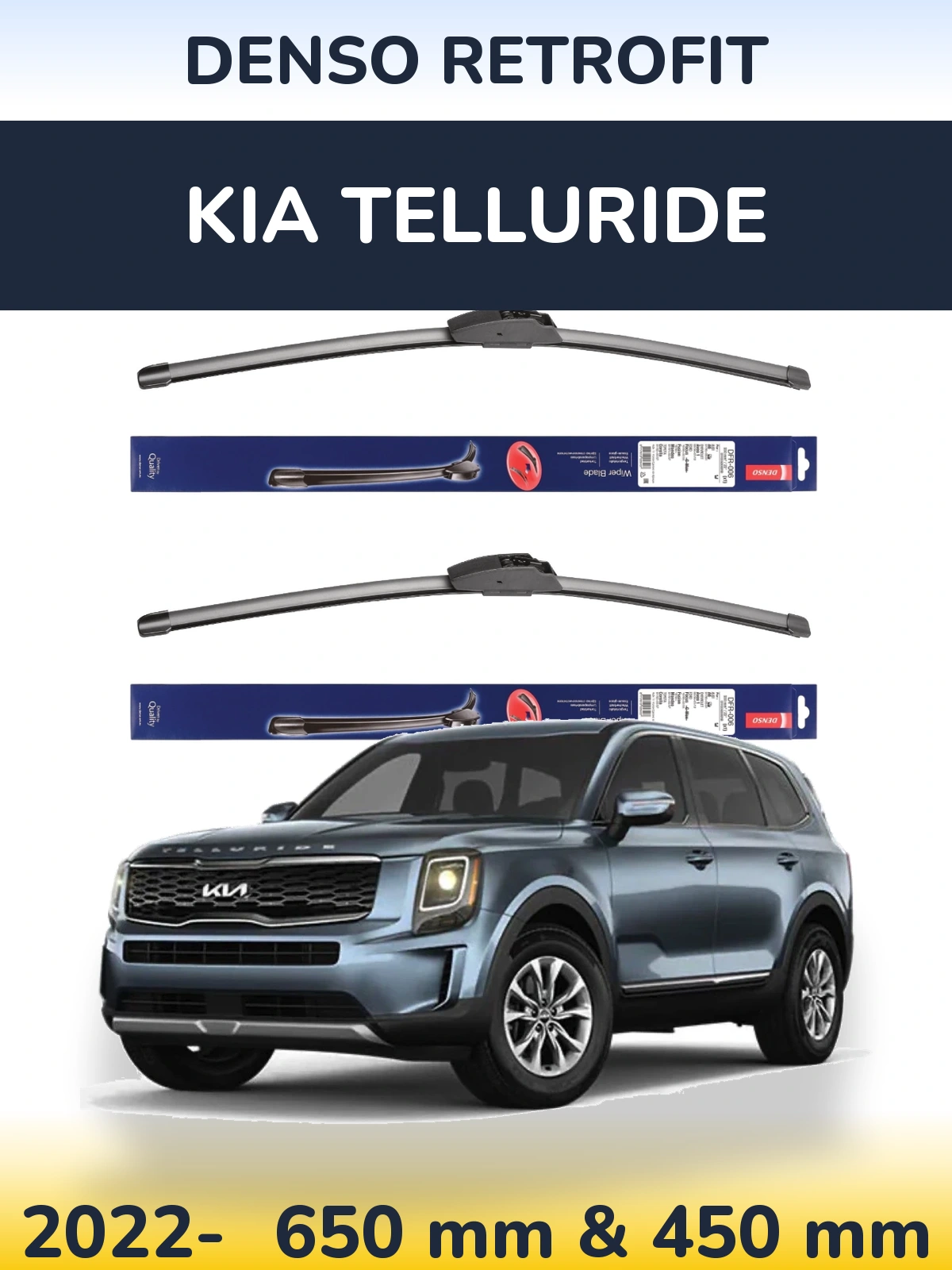 Torkarblad Denso Retrofit för KIA Telluride