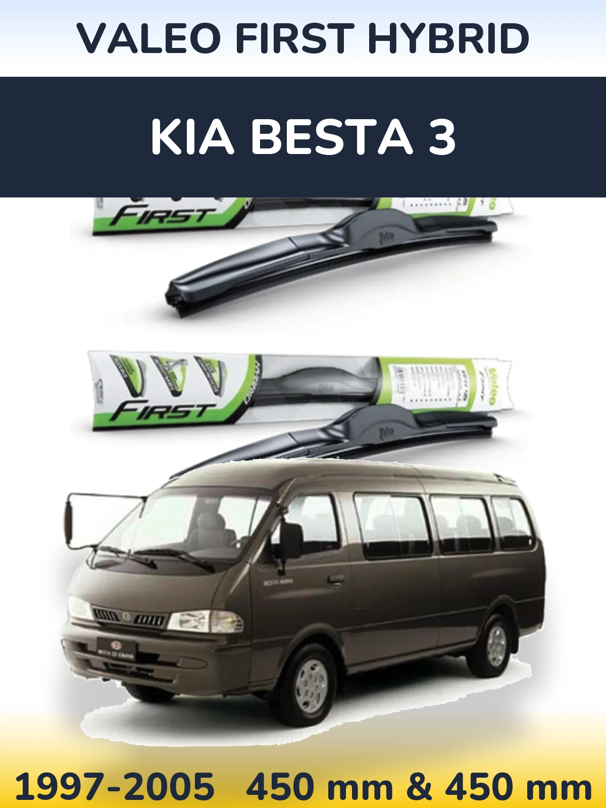 Torkarblad Valeo First Hybrid för KIA Besta 3