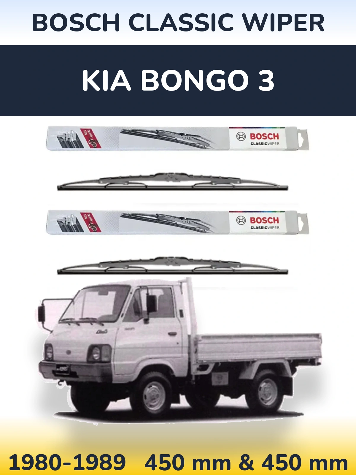 Torkarblad BOSCH Classic Wiper för KIA Bongo 3