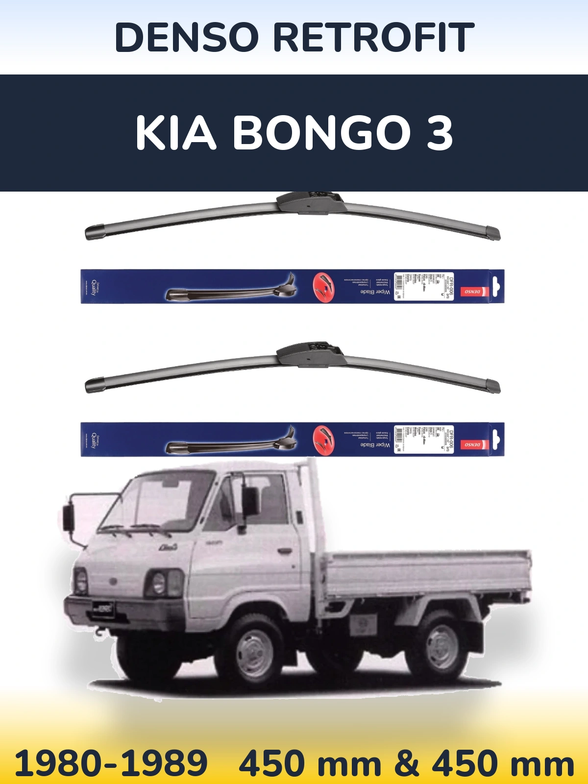 Torkarblad Denso Retrofit för KIA Bongo 3