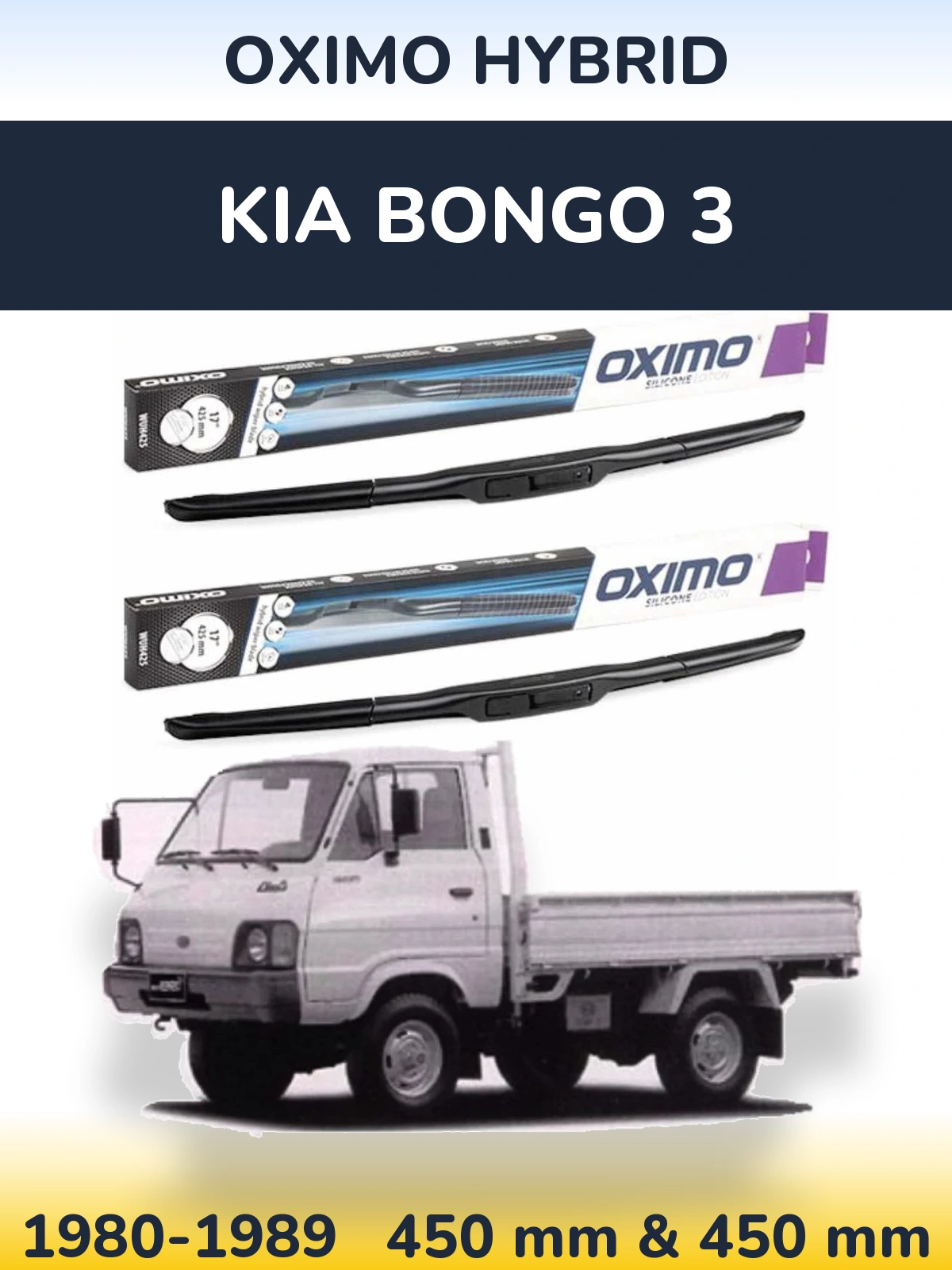 Torkarblad Oximo Hybrid för KIA Bongo 3