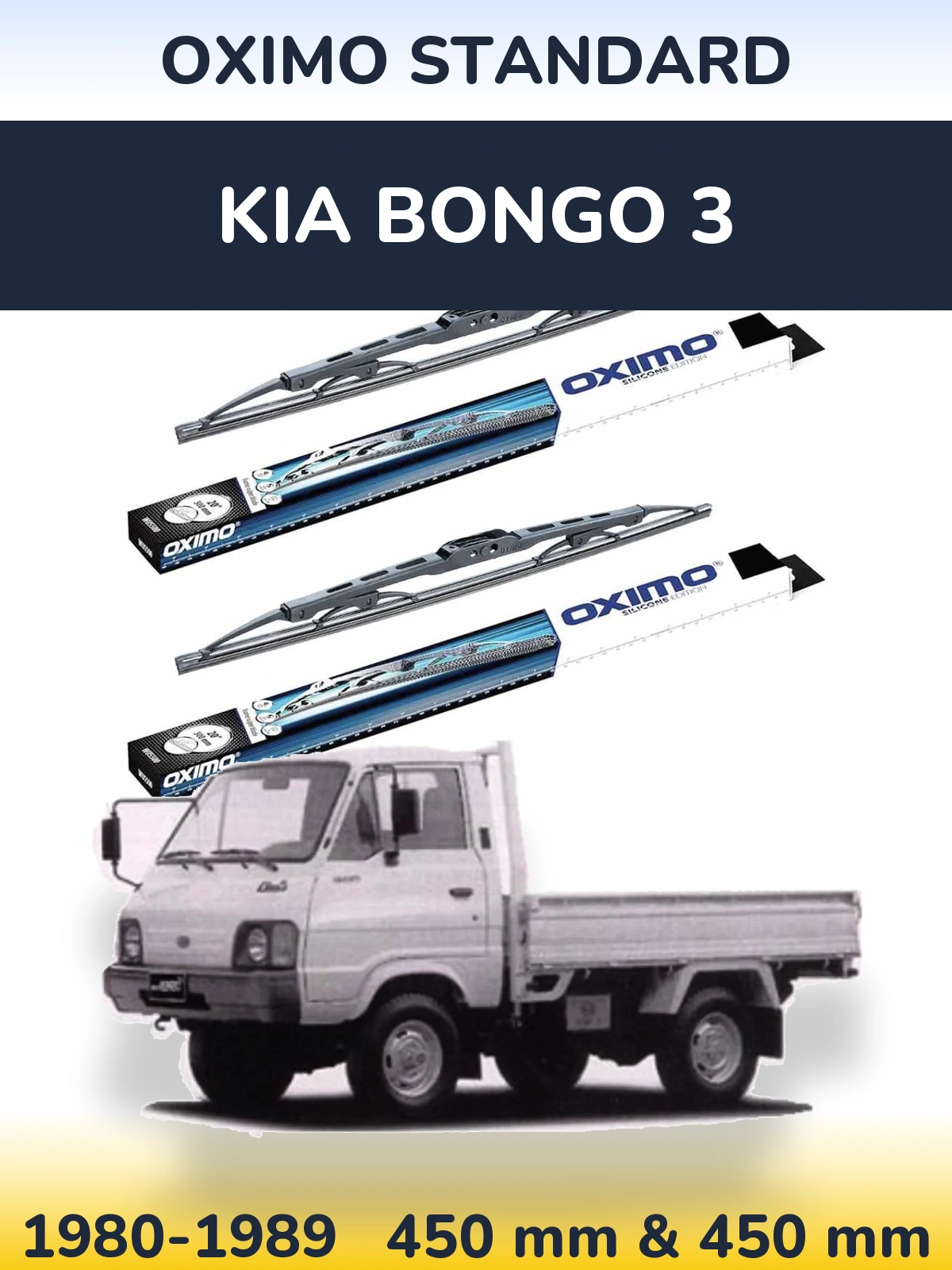 Torkarblad Oximo Standard för KIA Bongo 3