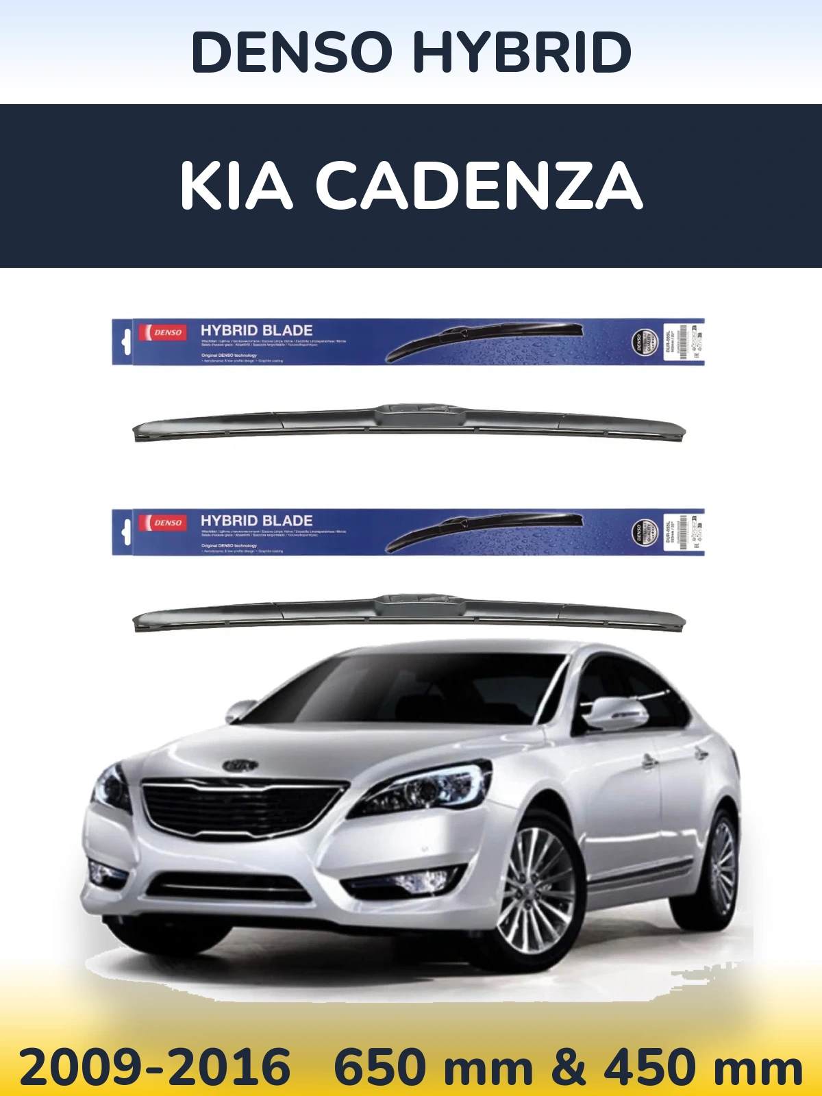 Torkarblad Denso Hybrid för KIA Cadenza