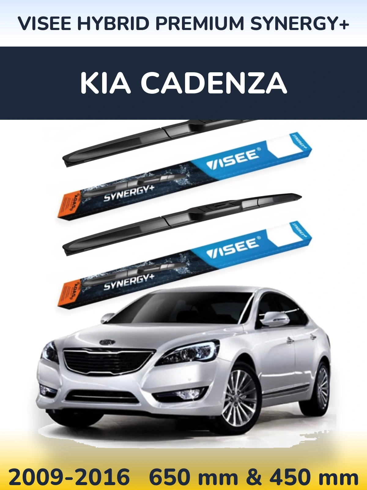 Torkarblad VISEE HYBRID PREMIUM SYNERGY+ för KIA Cadenza