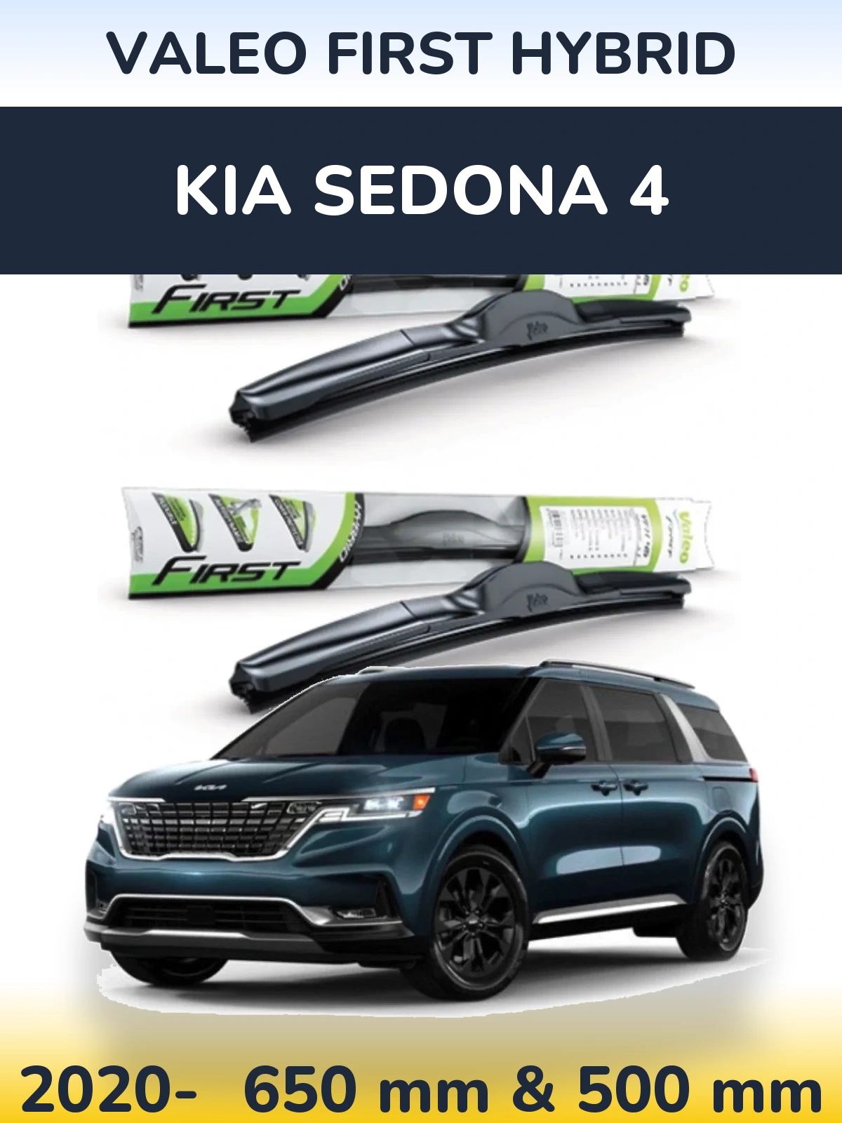 Torkarblad Valeo First Hybrid för KIA Sedona 4