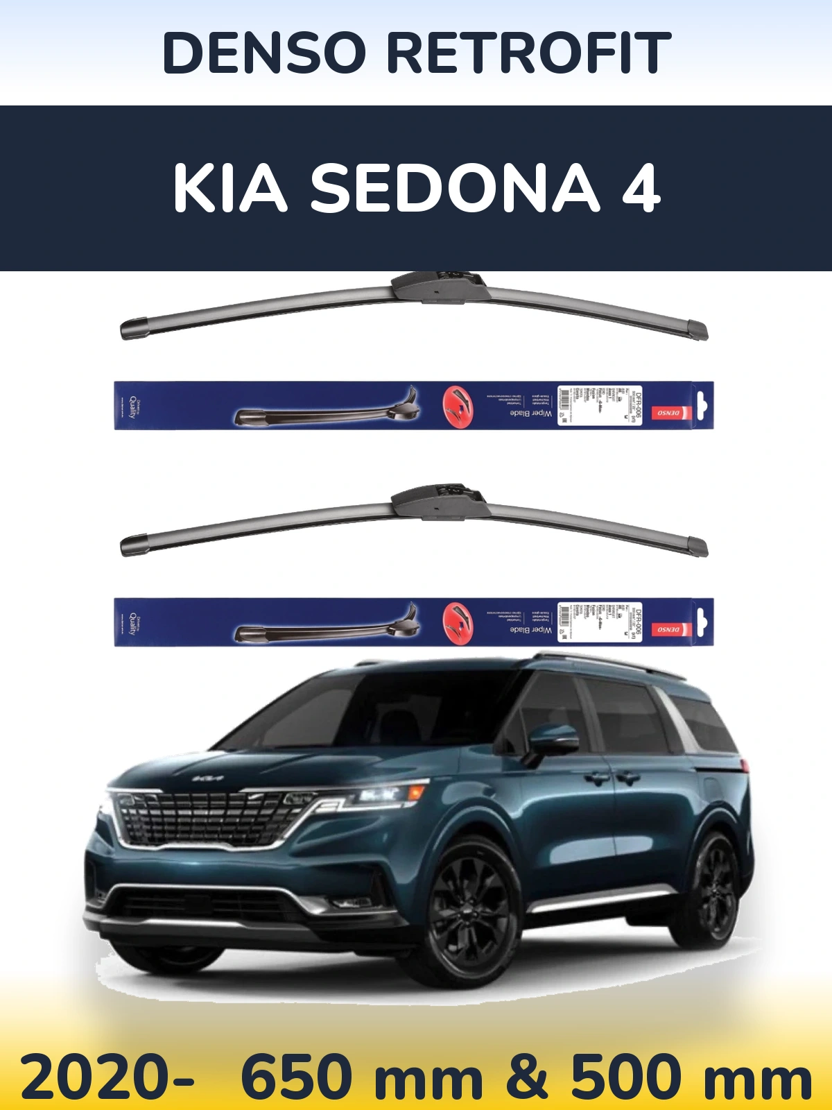 Torkarblad Denso Retrofit för KIA Sedona 4