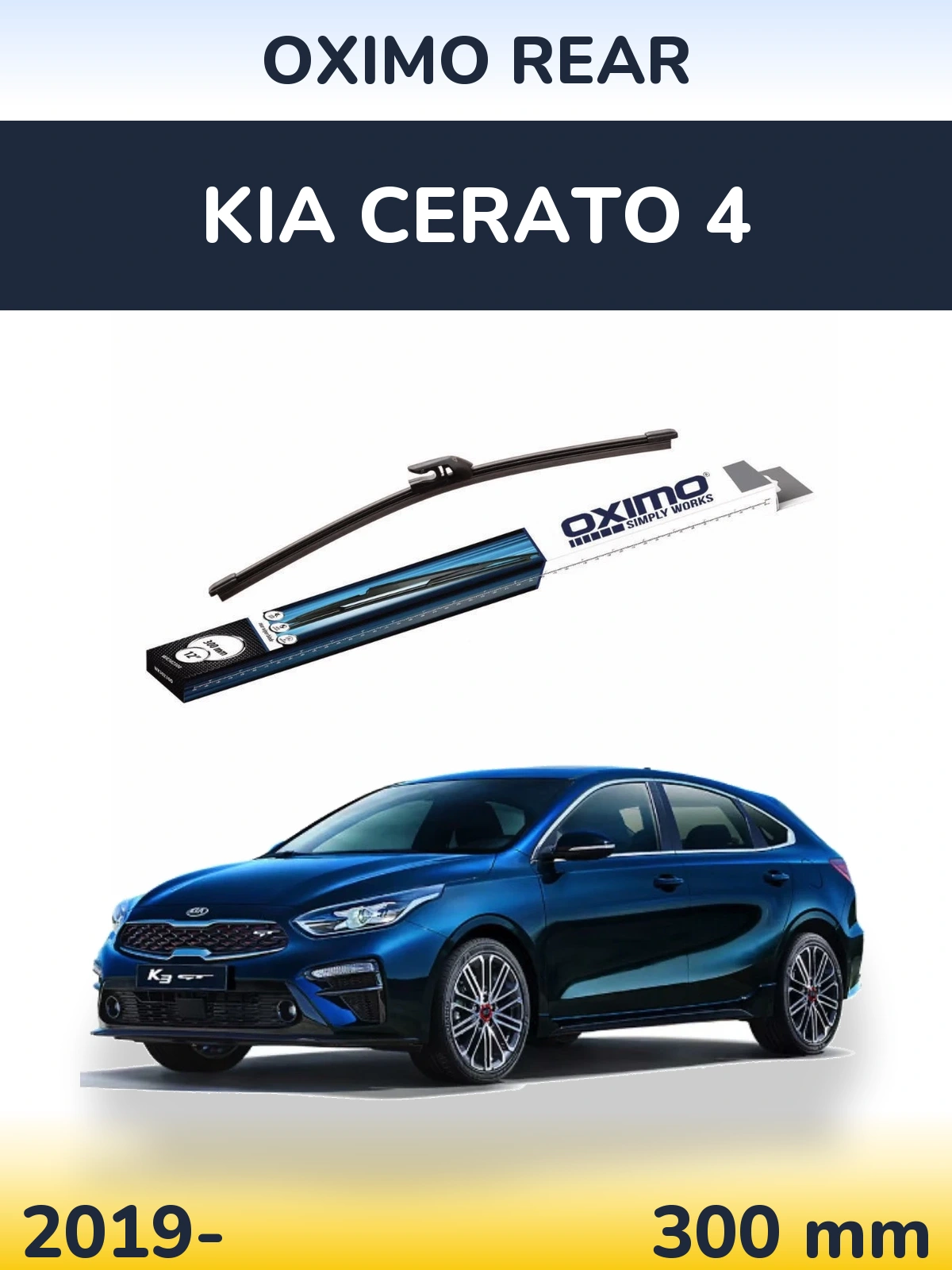 Torkarblad Oximo Rear för KIA Cerato 4