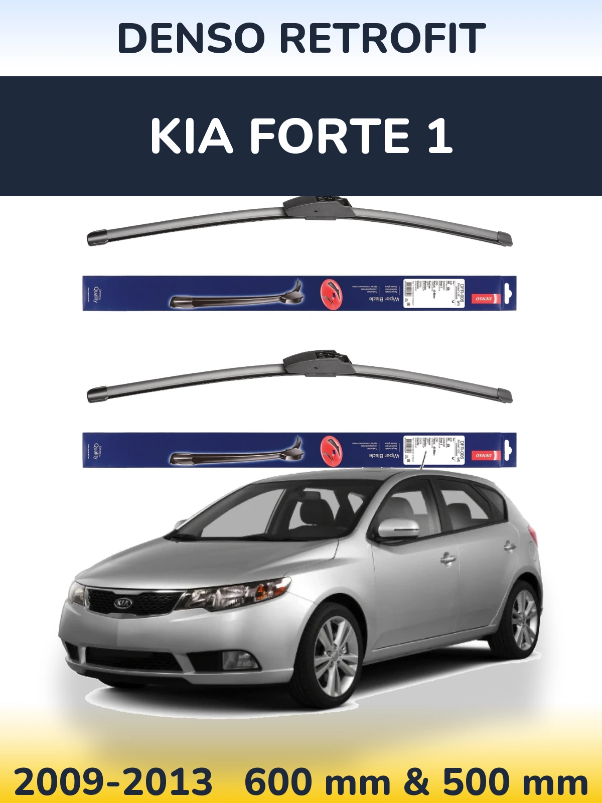 Torkarblad Denso Retrofit för KIA Forte 1