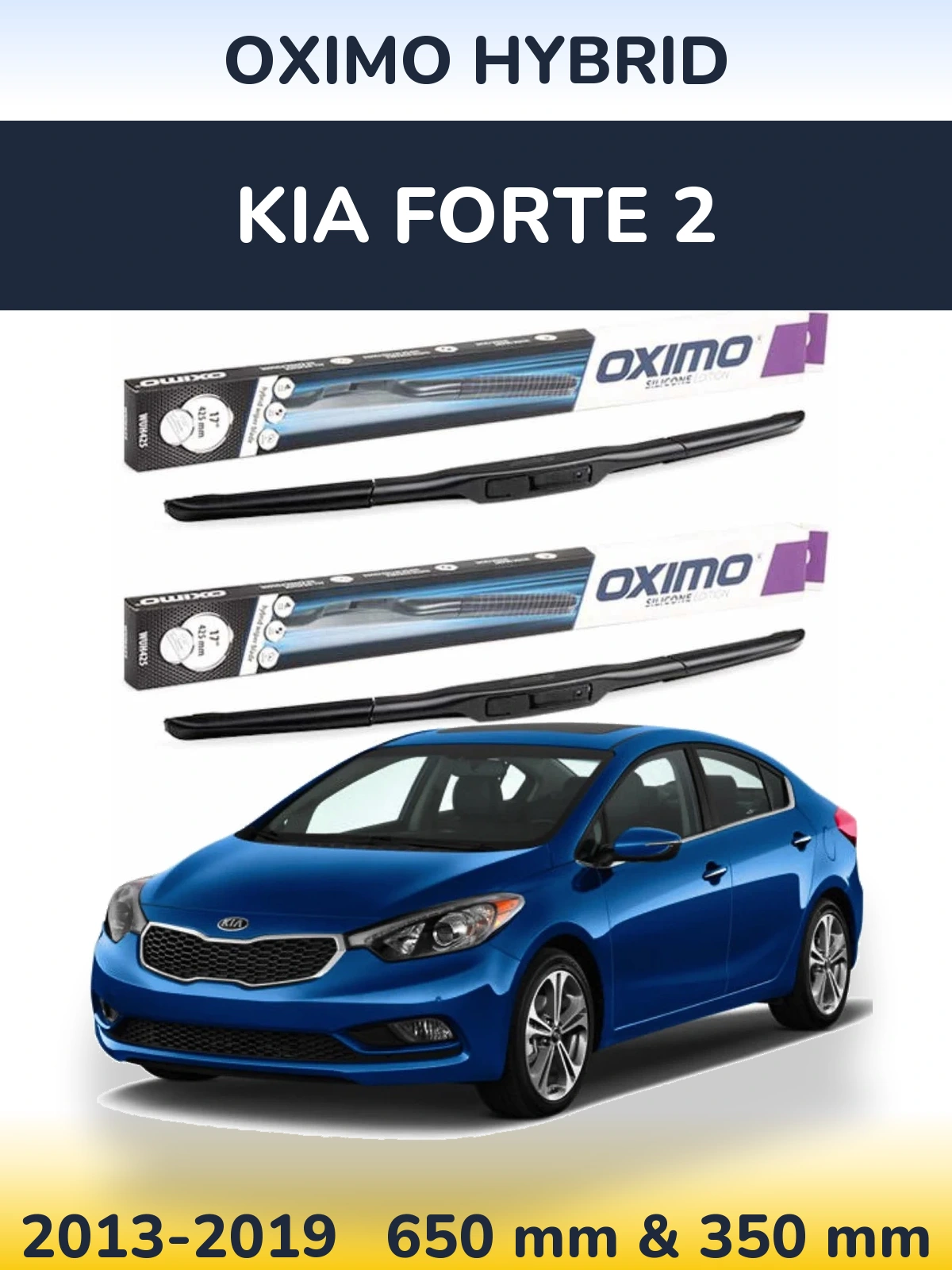 Torkarblad Oximo Hybrid för KIA Forte 2