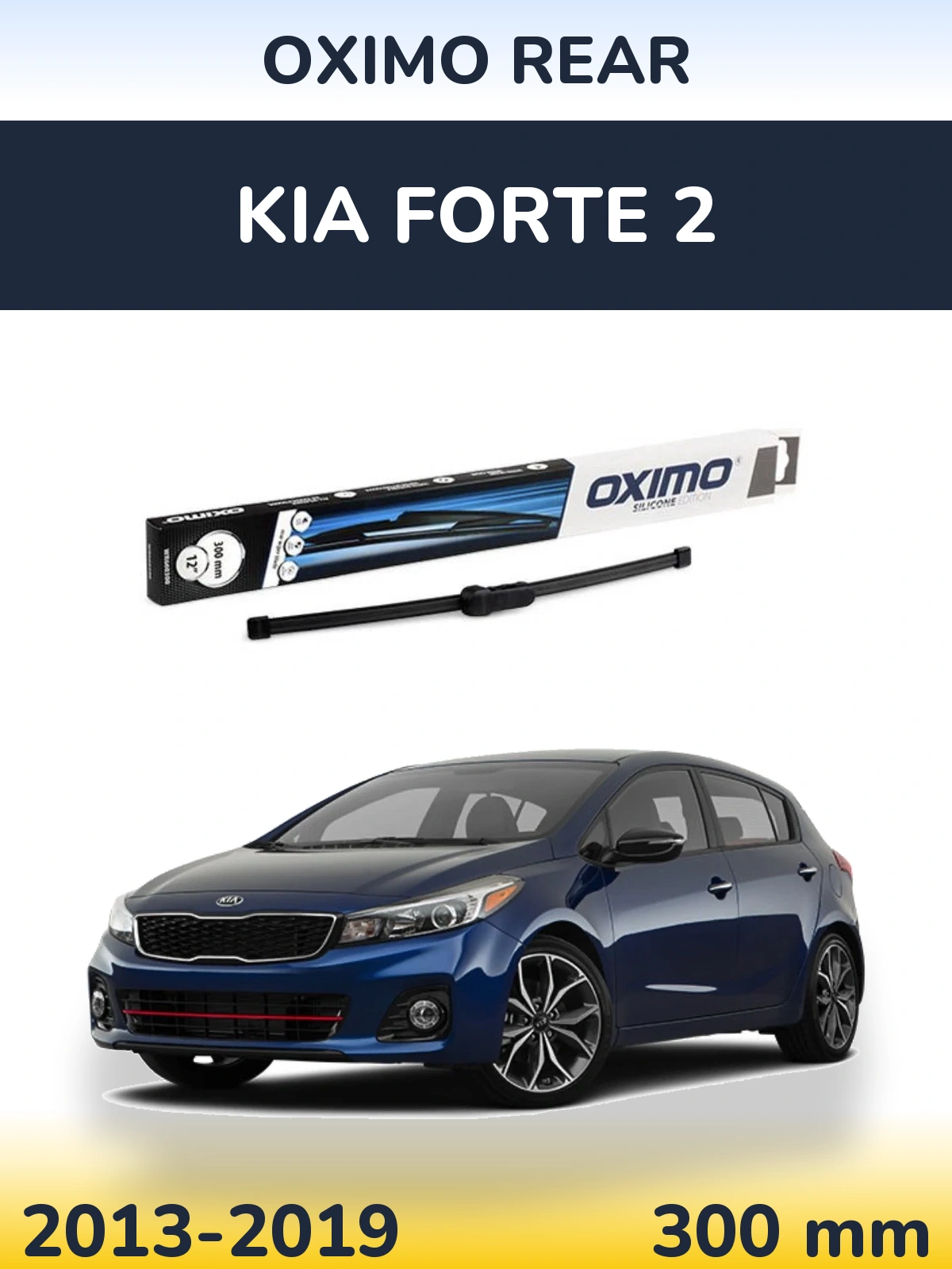 Torkarblad Oximo Rear för KIA Forte 2