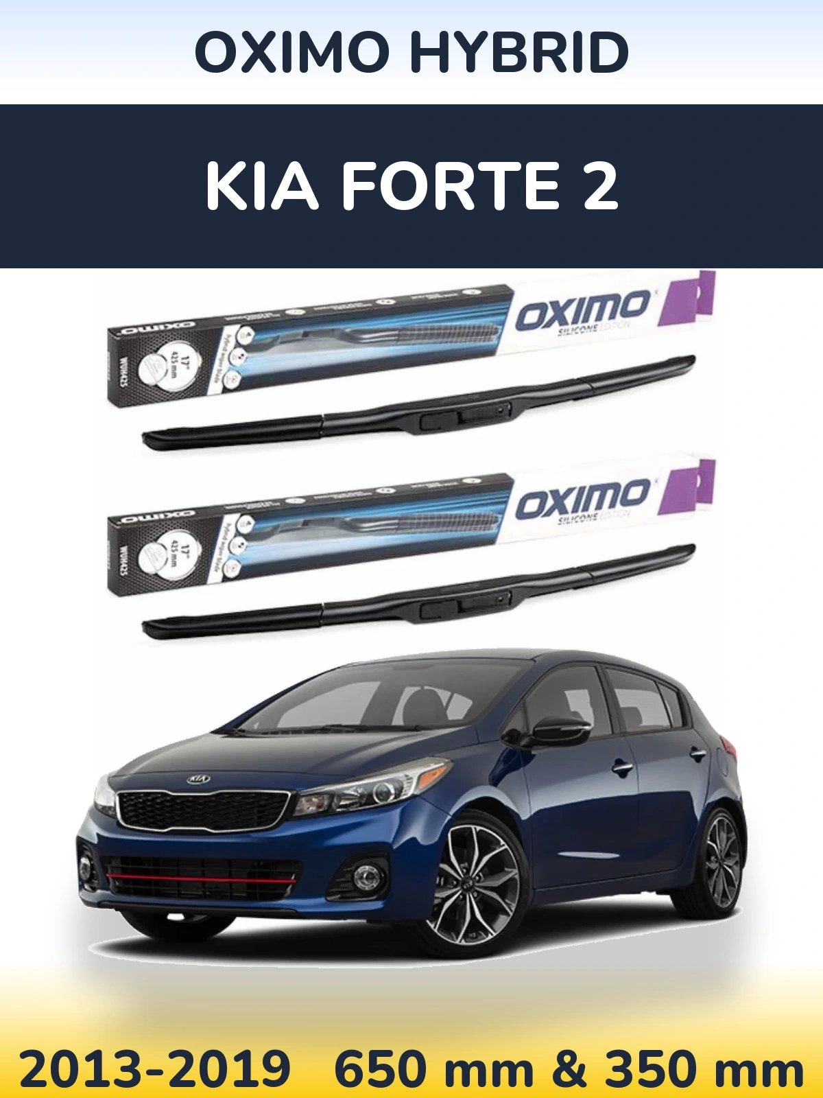 Torkarblad Oximo Hybrid för KIA Forte 2