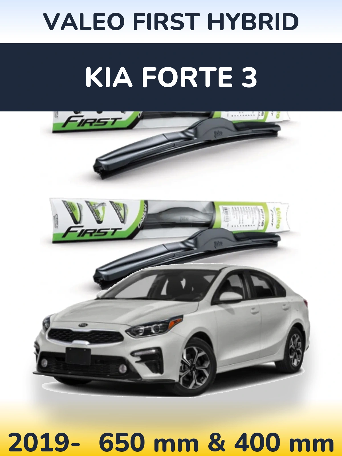 Torkarblad Valeo First Hybrid för KIA Forte 3