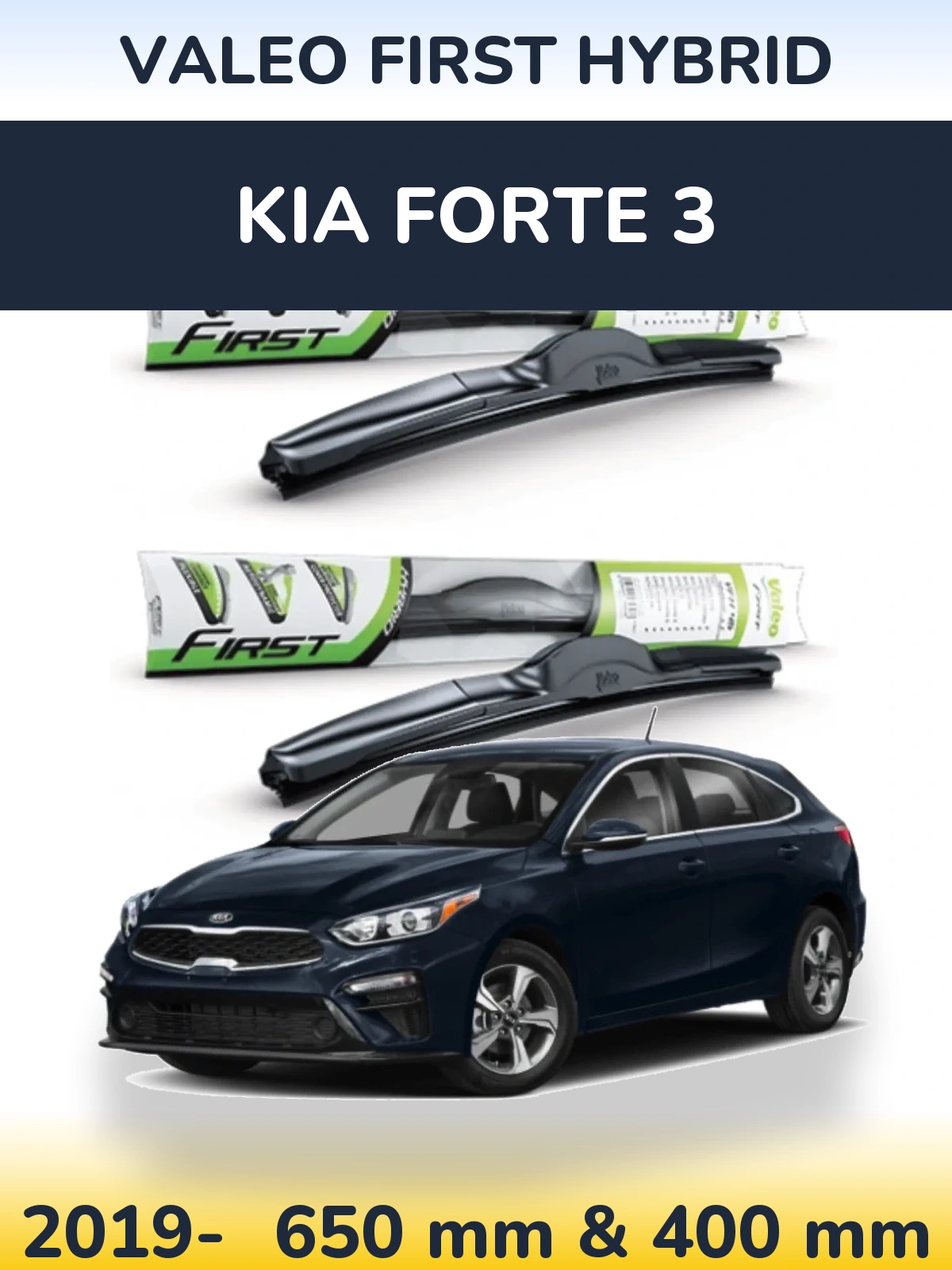 Torkarblad Valeo First Hybrid för KIA Forte 3