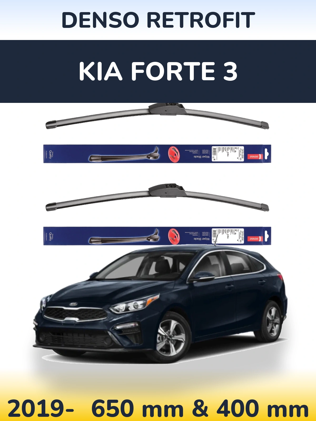 Torkarblad Denso Retrofit för KIA Forte 3