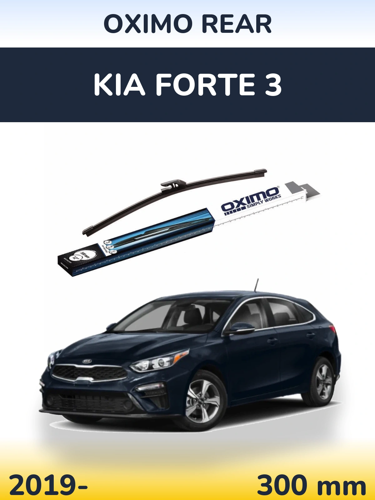 Torkarblad Oximo Rear för KIA Forte 3
