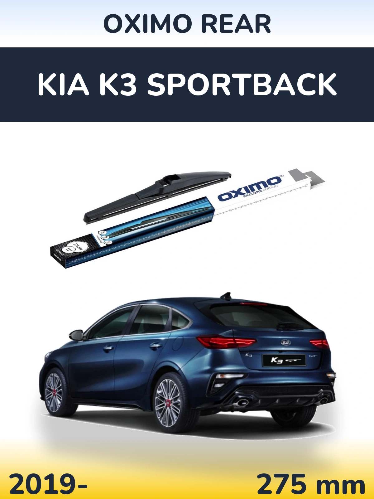 Torkarblad Oximo Rear för KIA K3 Sportback