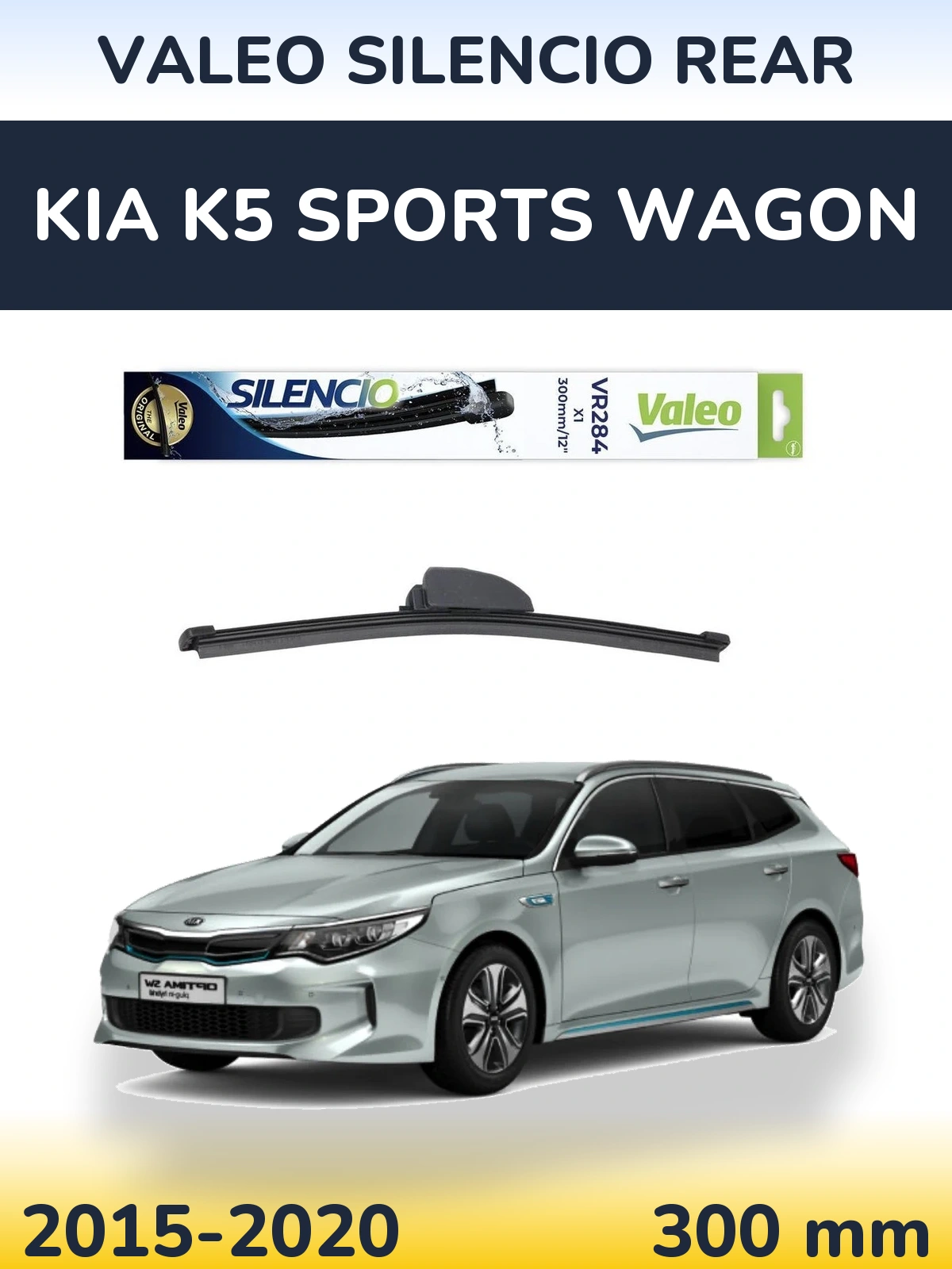 Torkarblad Valeo Silencio Rear för KIA K5 Sports Wagon