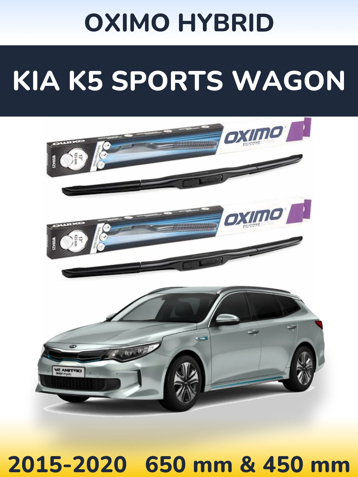 Torkarblad Oximo Hybrid för KIA K5 Sports Wagon