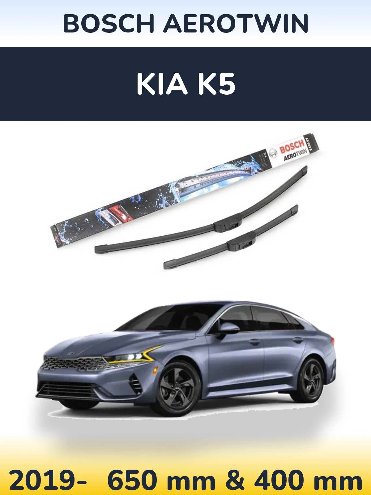Torkarblad BOSCH AeroTwin för KIA K5
