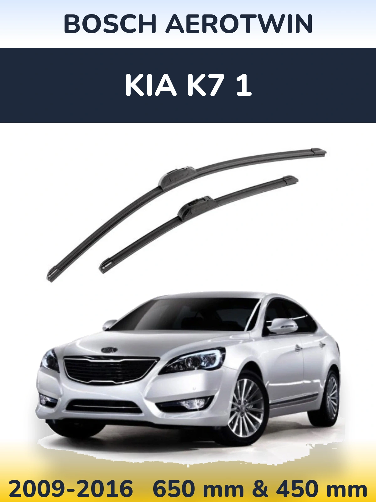 Torkarblad BOSCH AeroTwin för KIA K7 1