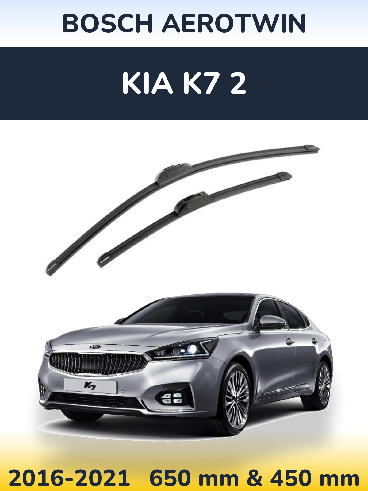 Torkarblad BOSCH AeroTwin för KIA K7 2