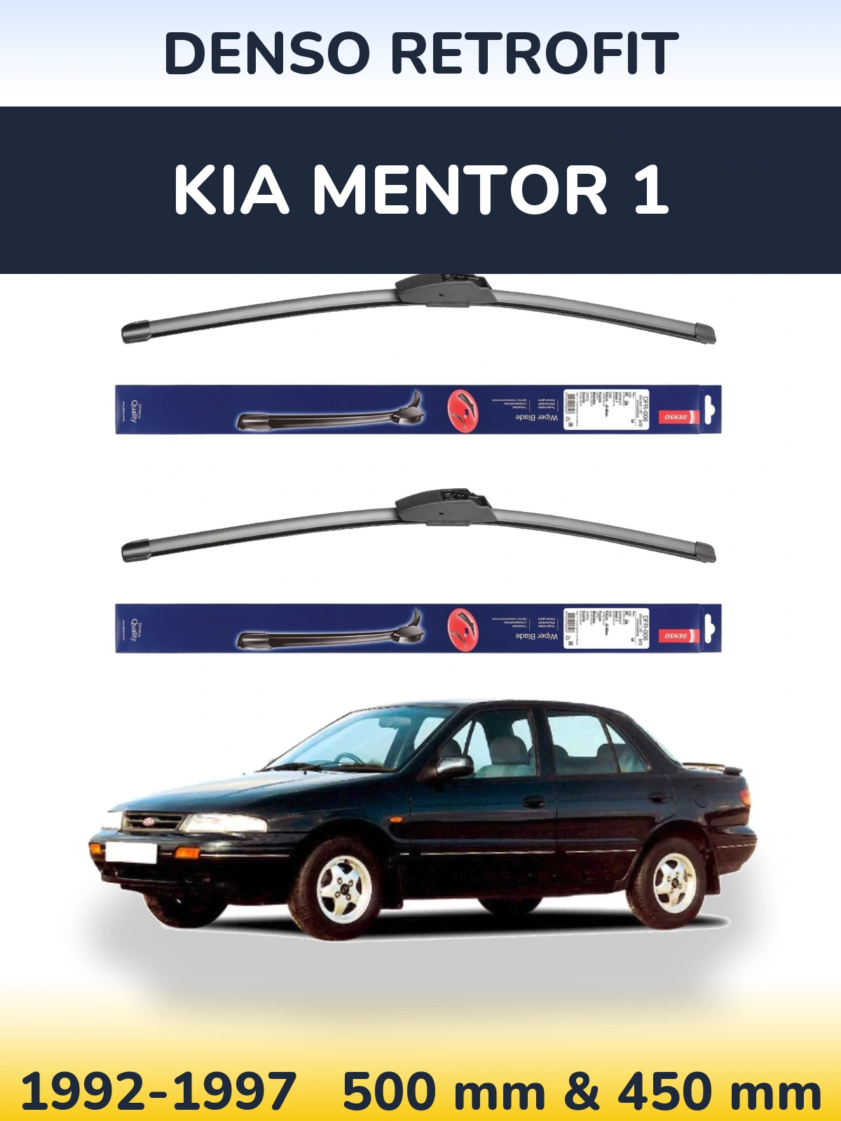 Torkarblad Denso Retrofit för KIA Mentor 1