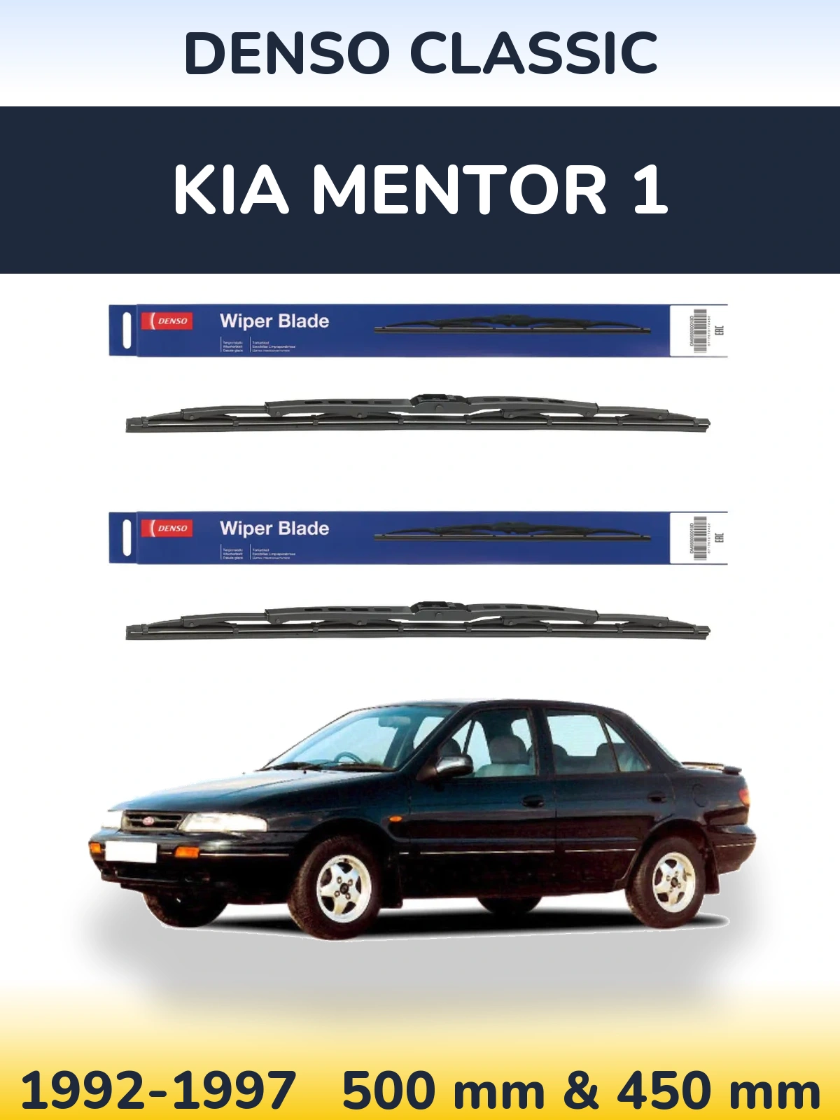 Torkarblad Denso Classic för KIA Mentor 1