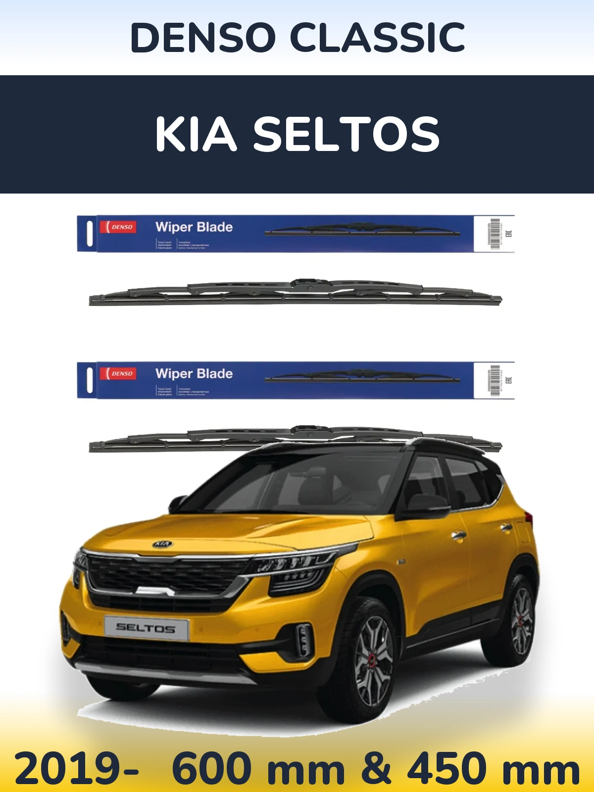 Torkarblad Denso Classic för KIA Seltos