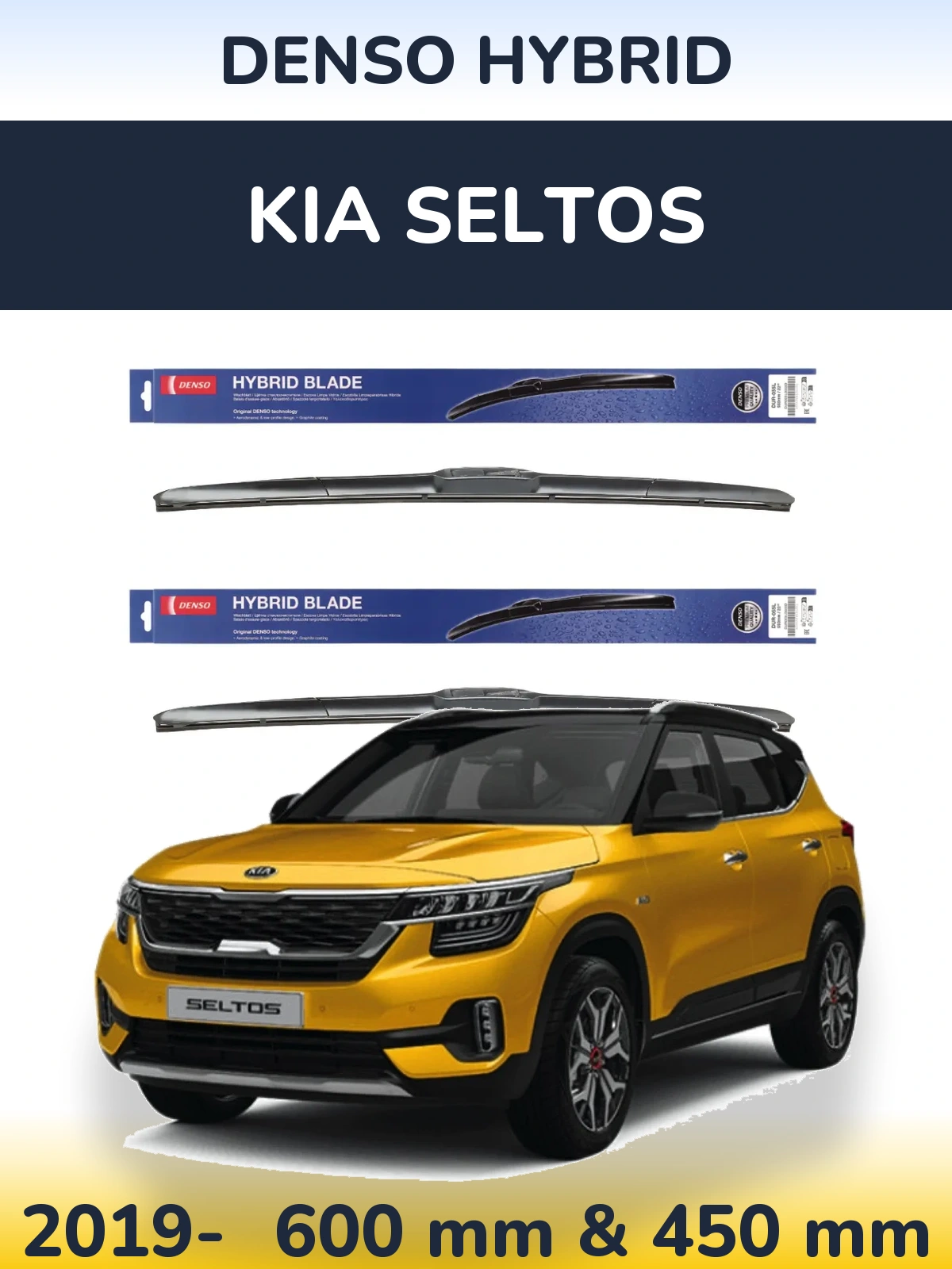 Torkarblad Denso Hybrid för KIA Seltos