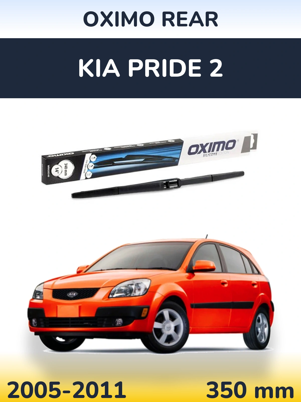 Torkarblad Oximo Rear för KIA Pride 2