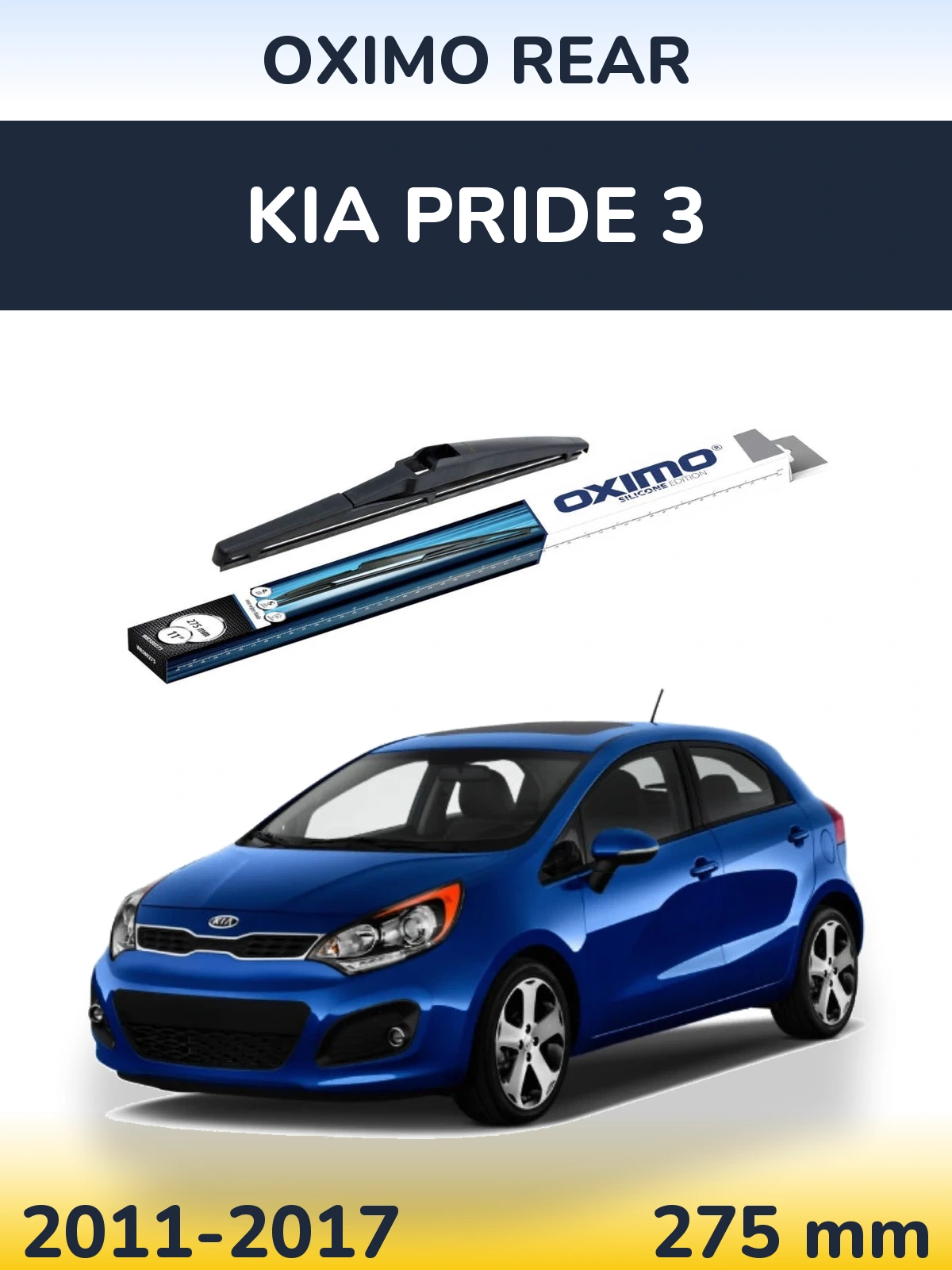 Torkarblad Oximo Rear för KIA Pride 3