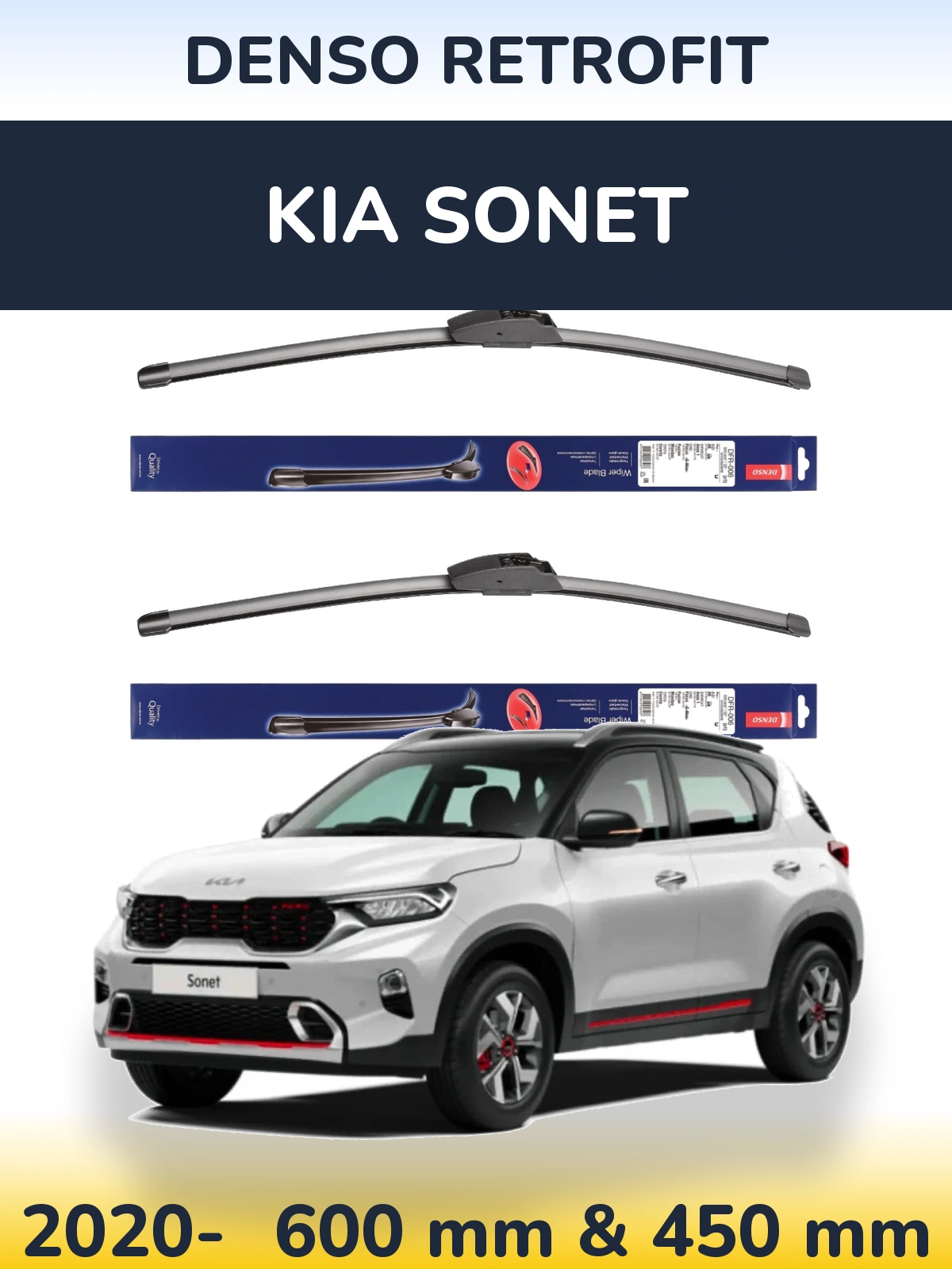 Torkarblad Denso Retrofit för KIA Sonet
