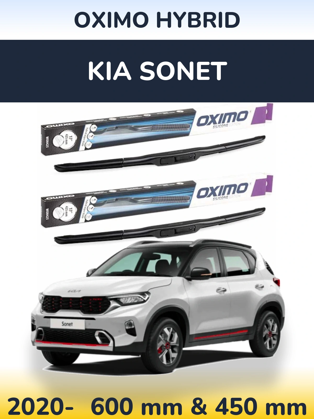Torkarblad Oximo Hybrid för KIA Sonet