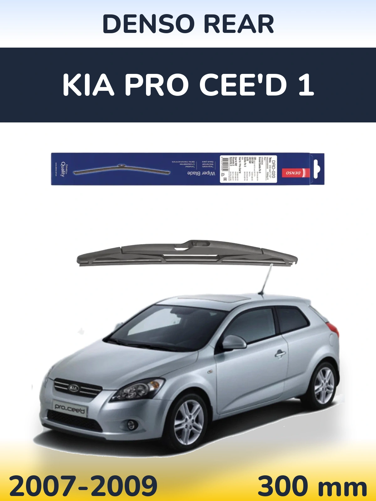 Torkarblad Denso Rear för KIA Pro Cee'd 1