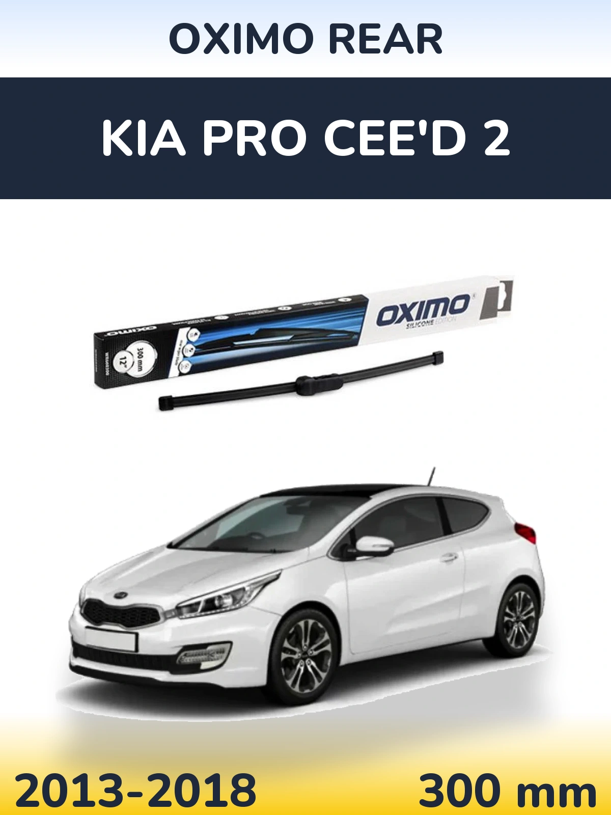 Torkarblad Oximo Rear för KIA Pro Cee'd 2