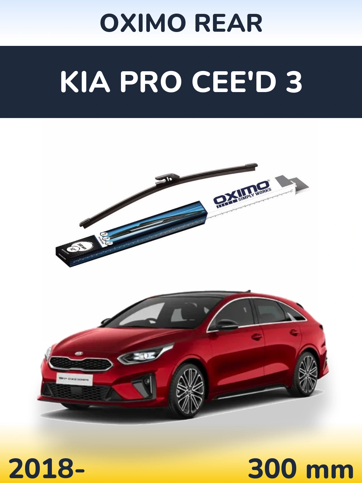 Torkarblad Oximo Rear för KIA Pro Cee'd 3