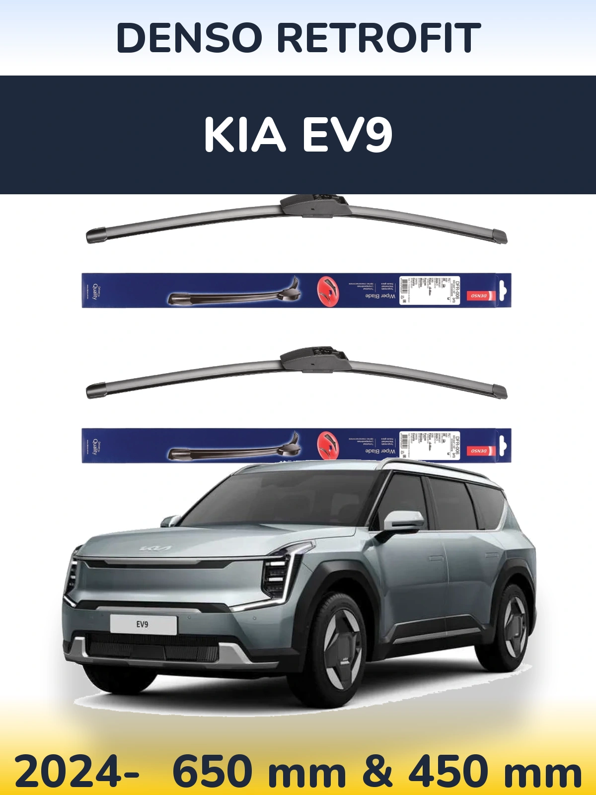 Torkarblad Denso Retrofit för KIA EV9