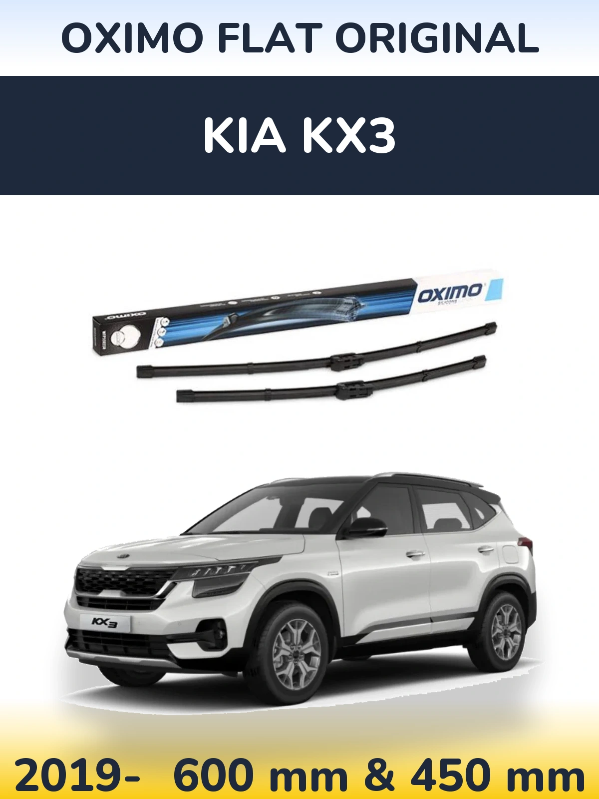 Torkarblad Oximo Flat Original för KIA KX3