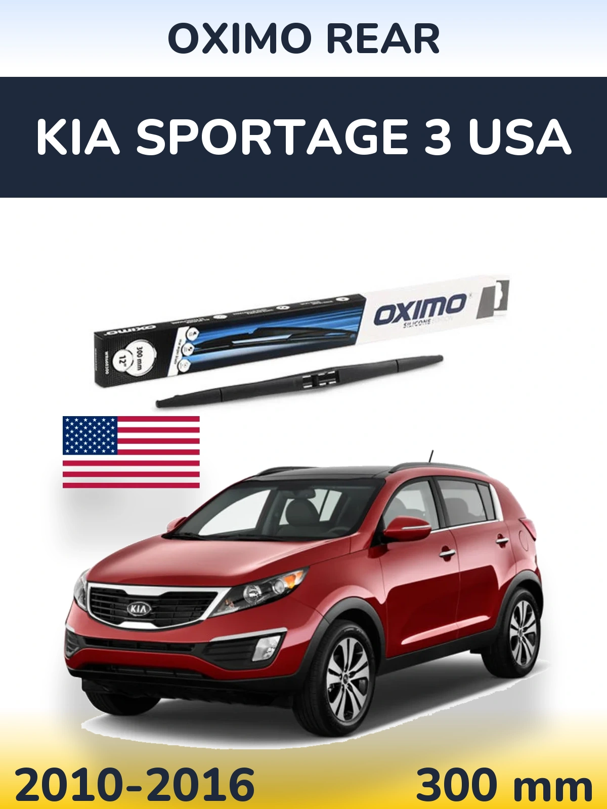 Torkarblad Oximo Rear för KIA Sportage 3 USA