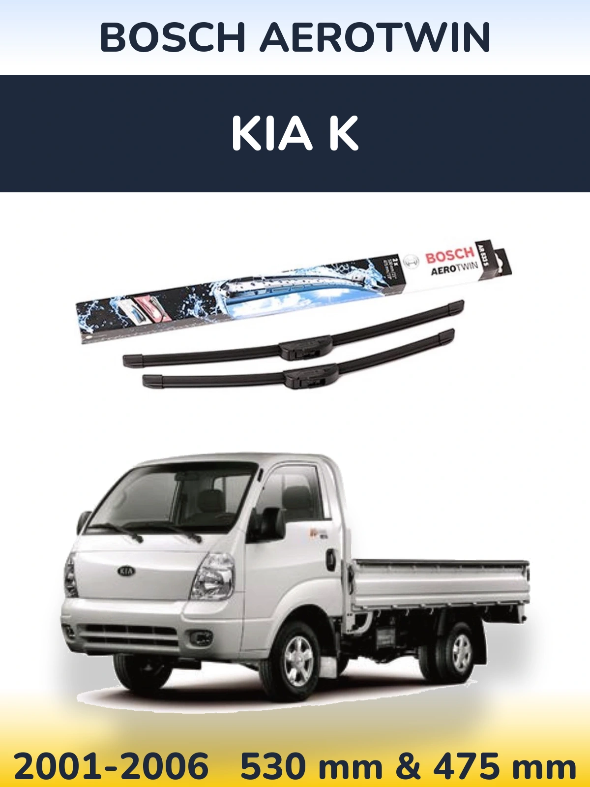 Torkarblad BOSCH AeroTwin för KIA K