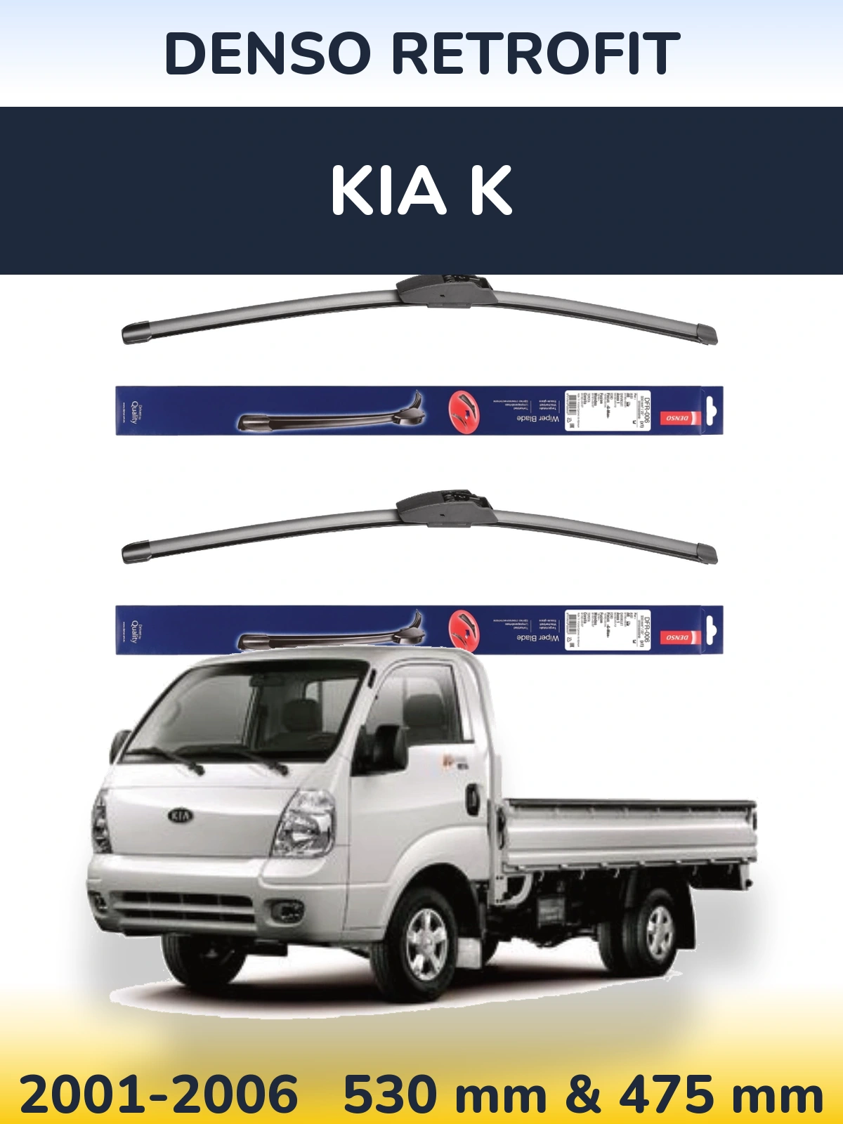 Torkarblad Denso Retrofit för KIA K