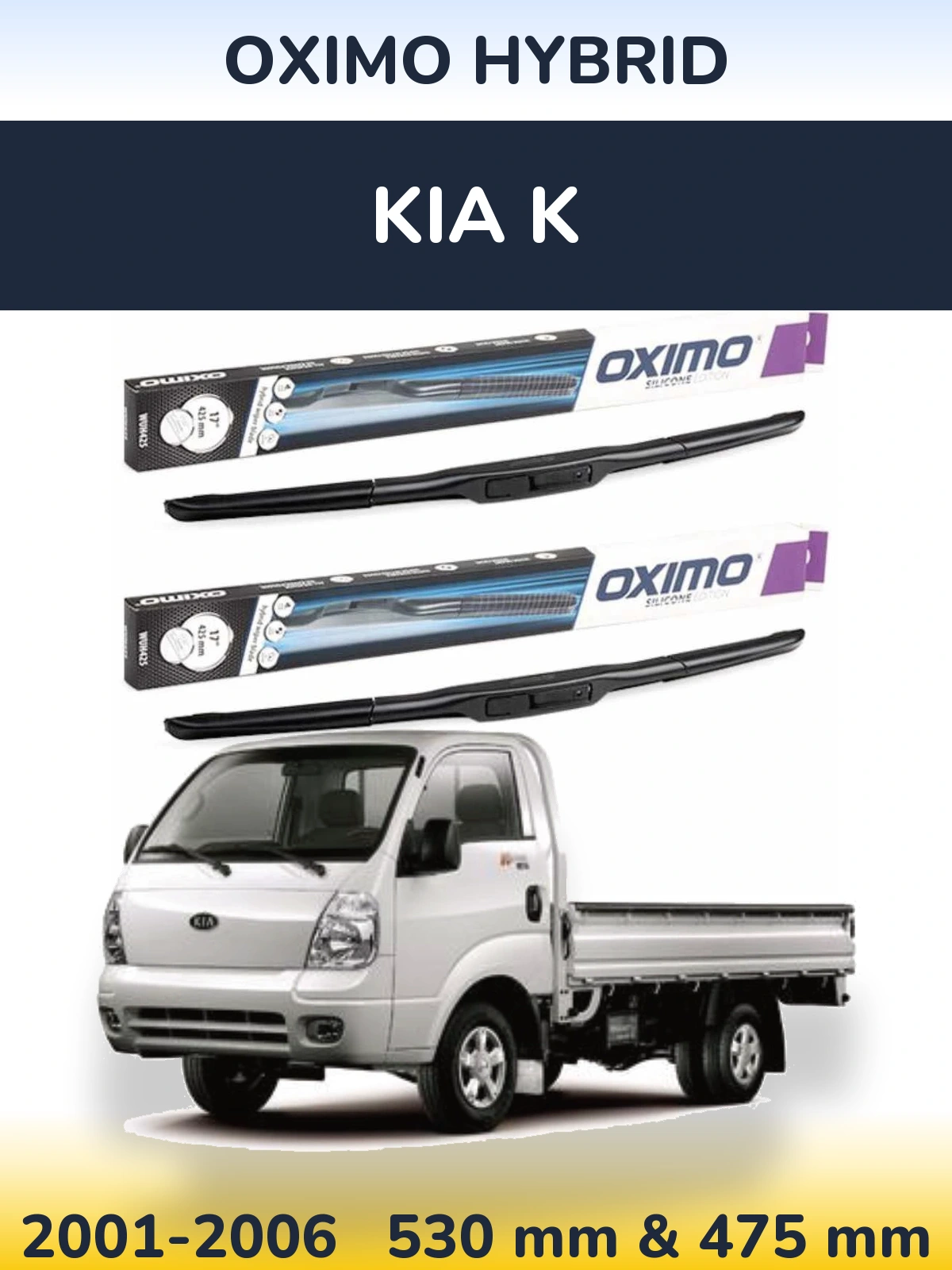 Torkarblad Oximo Hybrid för KIA K