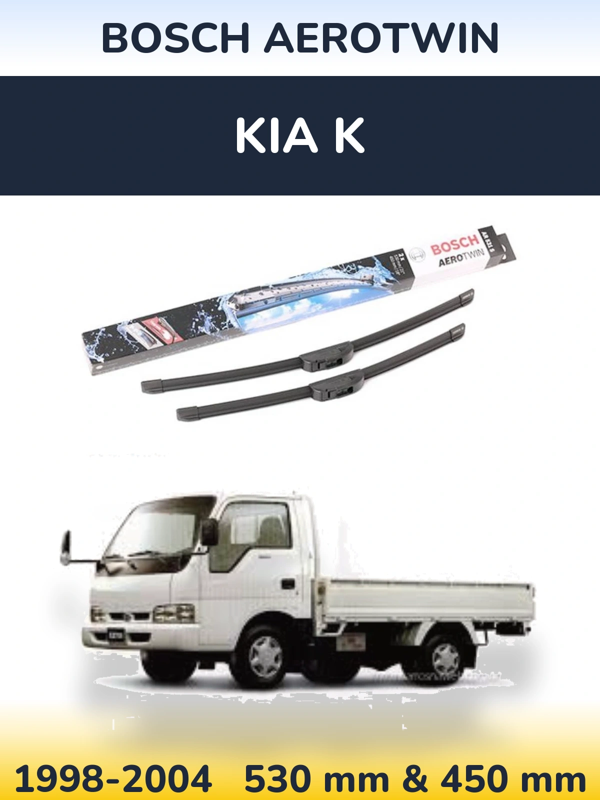 Torkarblad BOSCH AeroTwin för KIA K