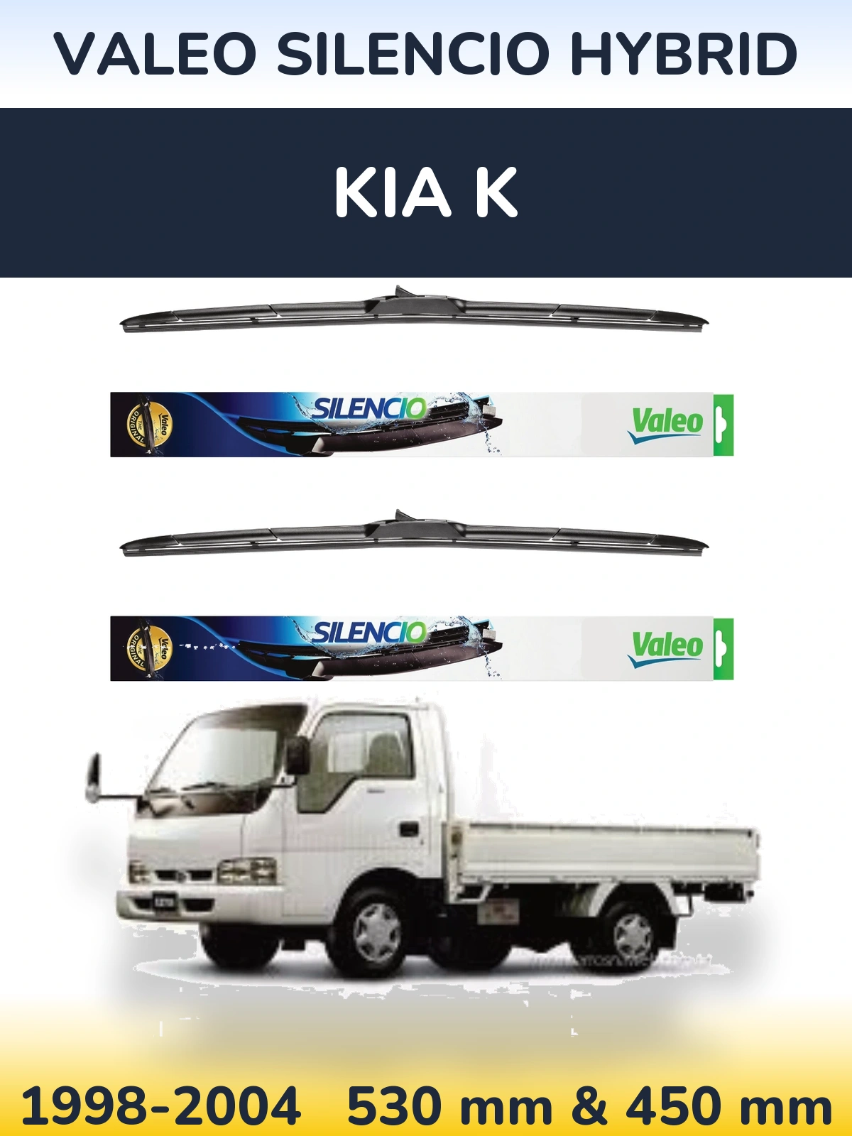 Torkarblad Valeo Silencio Hybrid för KIA K