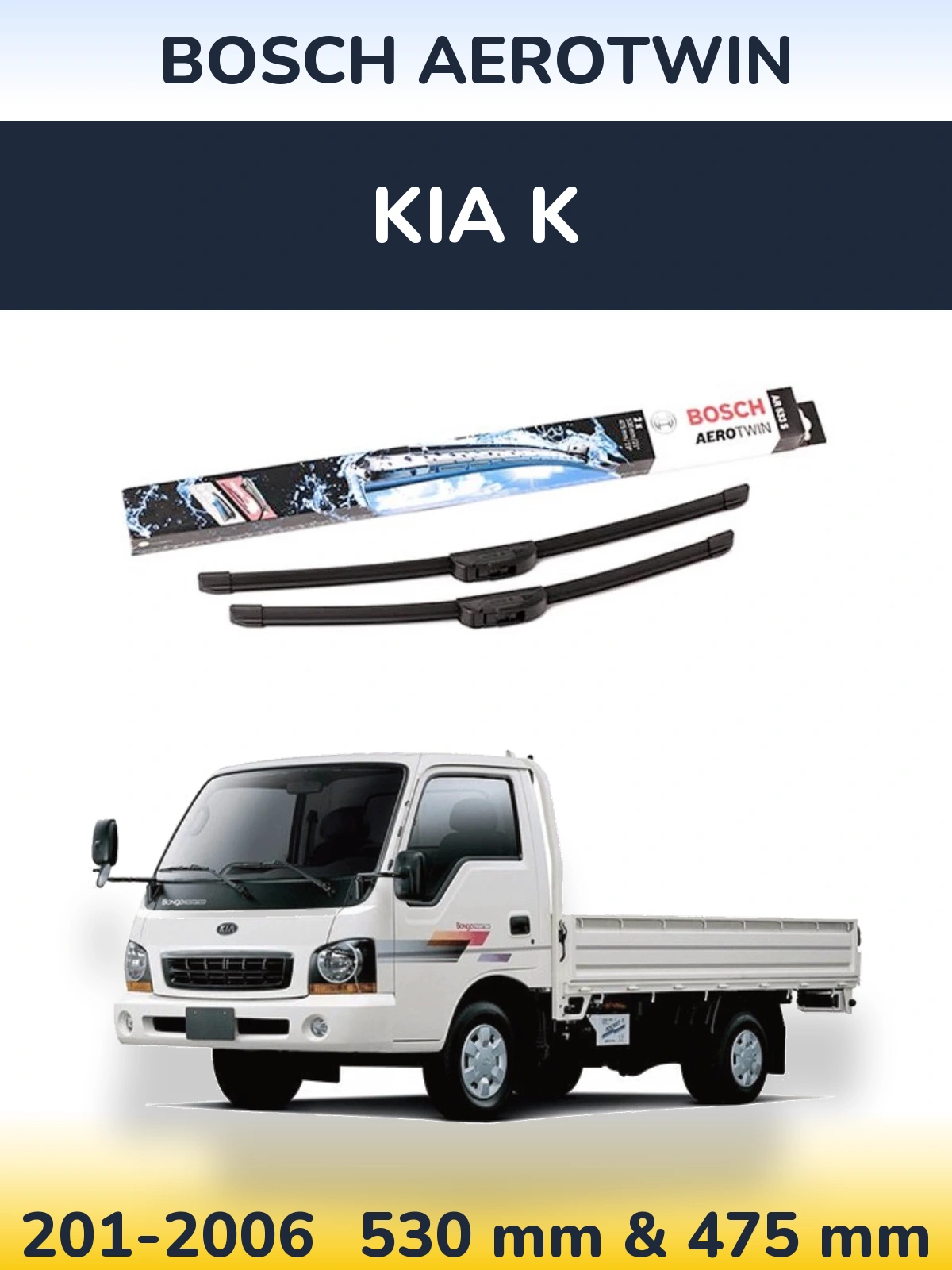 Torkarblad BOSCH AeroTwin för KIA K