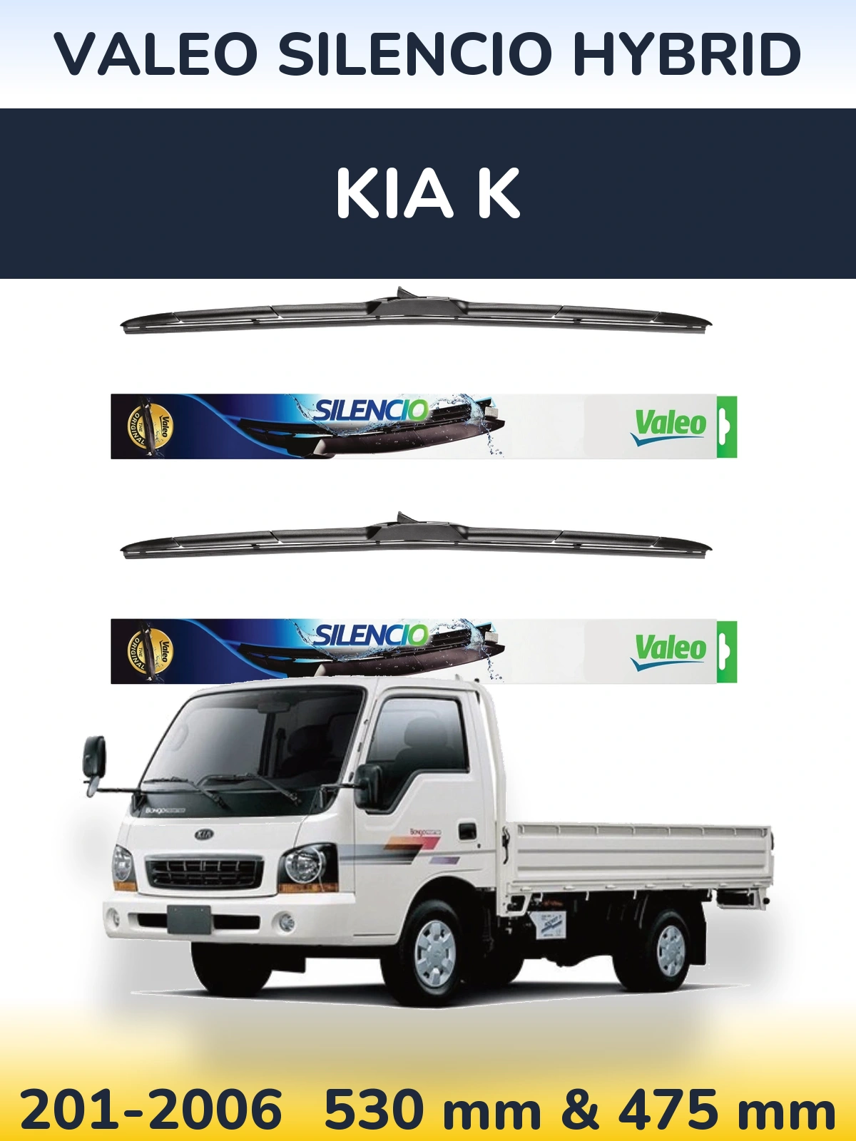 Torkarblad Valeo Silencio Hybrid för KIA K